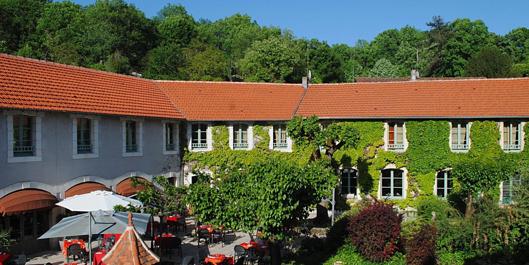 Logis Hostellerie Du Perigord Vert Brantôme Exterior foto